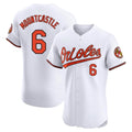 Punc B.Orioles #6 Ryan Mountcastle Player White Limited Elite Home Game Stitched Jerseys