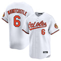 Punc B.Orioles #6 Ryan Mountcastle Player White Limited Home Game Stitched Jerseys