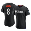 Punc B.Orioles #8 Cal Ripken Player Black City Connect Limited Elite Home Game Stitched Jerseys