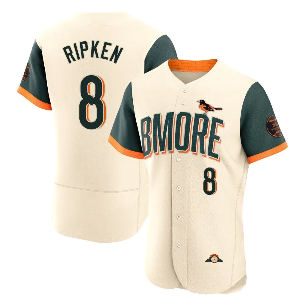 Punc B.Orioles #8 Cal Ripken Player Cream 2026 City Connect Limited Elite Home Game Stitched Jerseys