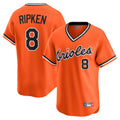 Punc B.Orioles #8 Cal Ripken Player Orange T-shirt Limited Home Game Stitched Jerseys