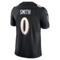Punc B.Ravens #0 Roquan Smith Black Alternate Vapor F.U.S.E. Limited Stitched Jerseys