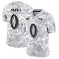 Punc B.Ravens #0 Roquan Smith Player Arctic Camo Salute to Service Limited Stitched Jerseys