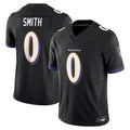 Punc B.Ravens #0 Roquan Smith Player Black Vapor F.U.S.E. Limited Stitched Jerseys