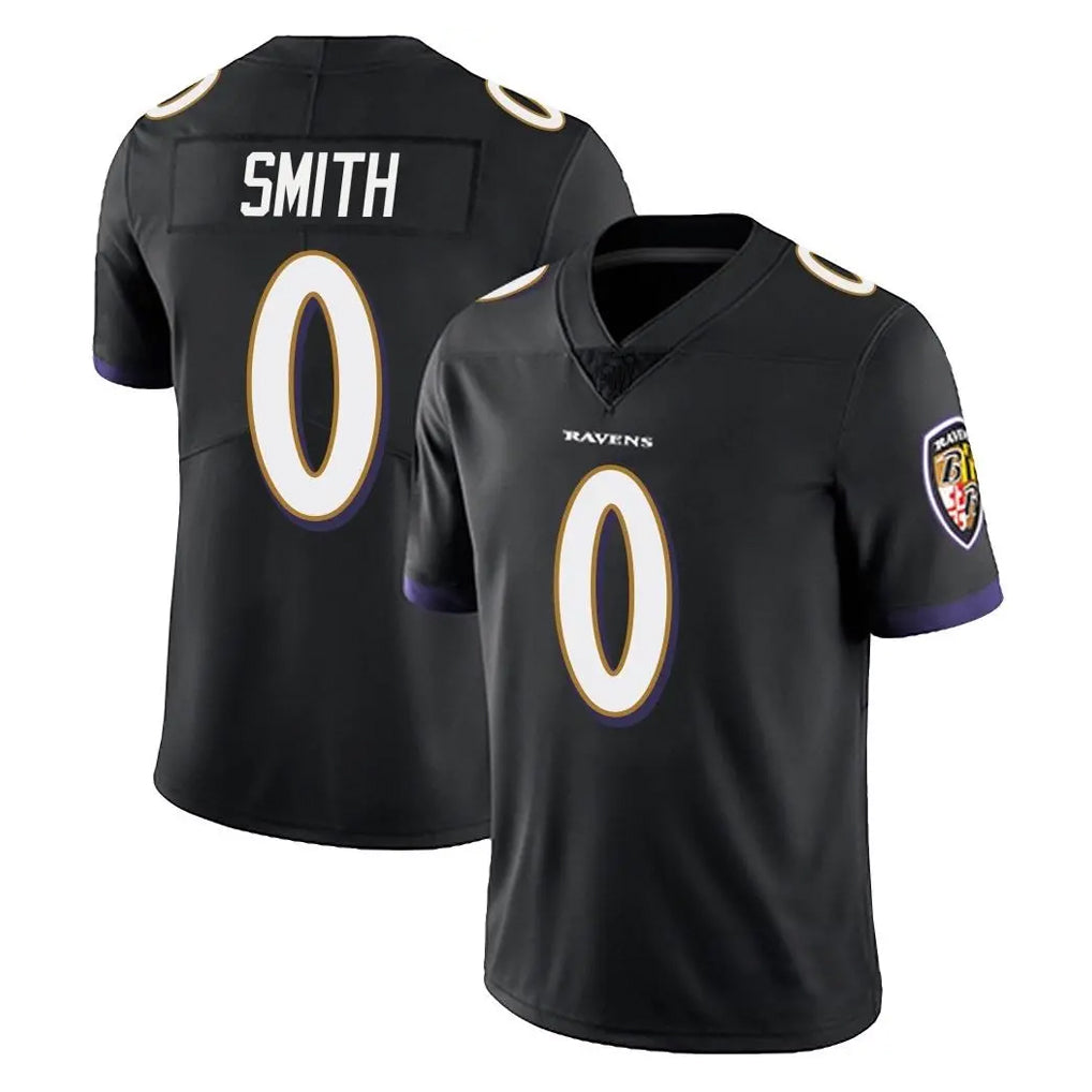 Punc B.Ravens #0 Roquan Smith Player Black Vapor Untouchable Limited Home Game Stitched Jerseys