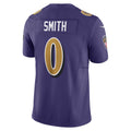 Punc B.Ravens #0 Roquan Smith Purple Alternate 2 Vapor F.U.S.E. Limited Stitched Jerseys