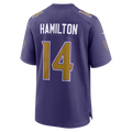 Punc B.Ravens #14 Kyle Hamilton Purple Alternate Game Stitched Jerseys