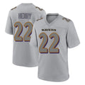 Punc B.Ravens #22 Derrick Henry Player Gray Replica Limited Stitched Jerseys