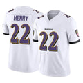 Punc B.Ravens #22 Derrick Henry Player White Limited Home Game Stitched Jerseys