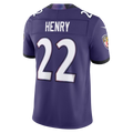 Punc B.Ravens #22 Derrick Henry Purple Team Vapor F.U.S.E. Stitched Limited Jerseys