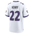 Punc B.Ravens #22 Derrick Henry White Game Stitched Jerseys