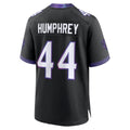 Punc B.Ravens #44 Marlon Humphrey Player Black Home Game Stitched Jerseys