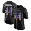 Punc B.Ravens #44 Marlon Humphrey Player Carbon Black Fashion Home Game Stitched Jerseys