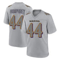Punc B.Ravens #44 Marlon Humphrey Player Gray Replica Limited Stitched Jerseys