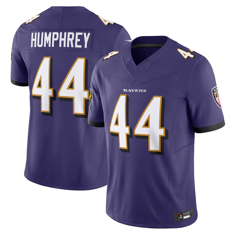 Punc B.Ravens #44 Marlon Humphrey Player Purple Vapor F.U.S.E. Limited Home Game Stitched Jerseys