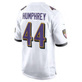 Punc B.Ravens #44 Marlon Humphrey Player White Alternate Home Game Stitched Jerseys