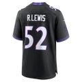 Punc B.Ravens #52 Ray Lewis Black Alternate Retired Player Stitched Jerseys