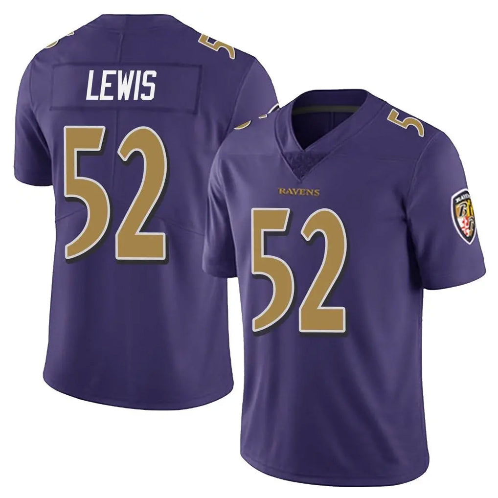 Punc B.Ravens #52 Ray Lewis Player Purple Color Vapor Untouchable Limited Game Stitched Jerseys