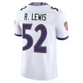Punc B.Ravens #52 Ray Lewis Player White  Vapor F.U.S.E. Limited Home Game Stitched Jerseys