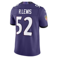 Punc B.Ravens #52 Ray Lewis Purple Vapor F.U.S.E. Stitched Retired Limited Jerseys