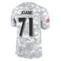 Punc B.Ravens #71 Olaivavega Ioane Player Arctic Camo Salute to Service Limited Stitched Jerseys