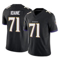 Punc B.Ravens #71 Olaivavega Ioane Player Black Vapor F.U.S.E. Limited Game Stitched Jerseys