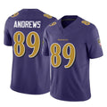 Punc B.Ravens #89 Mark Andrews Player Purple Vapor F.U.S.E. Limited Game Stitched Jerseys