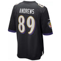Punc B.Ravens #89 Mark Andrews Player Black Game Stitched Jerseys