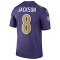 Punc B.Ravens #8 Lamar Jackson Player Purple Legend Performance Stitched Jerseys
