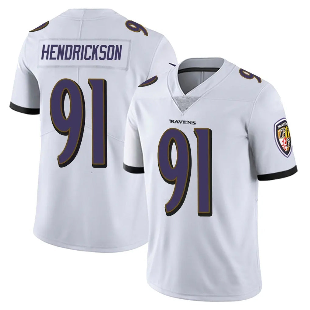 Punc B.Ravens #91 Trey Hendrickson Player White Vapor Untouchable Game Stitched Jerseys