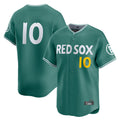 Punc B.Red Sox #10 Trevor Story Player Green City Connect Limited Home Game Stitched Jerseys
