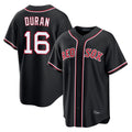 Punc B.Red Sox #16 Jarren Duran Player Black Out Home Game Stitched Jerseys
