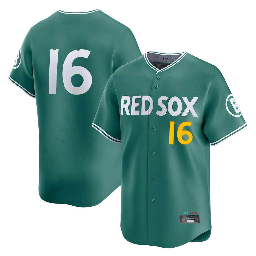 Punc B.Red Sox #16 Jarren Duran Player Green City Connect Limited Home Game Stitched Jersey