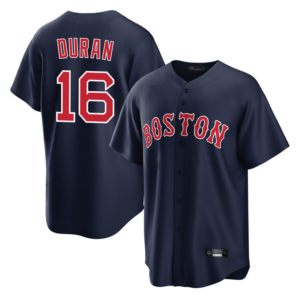 Punc B.Red Sox #16 Jarren Duran Player Navy Home Game Stitched Jersey