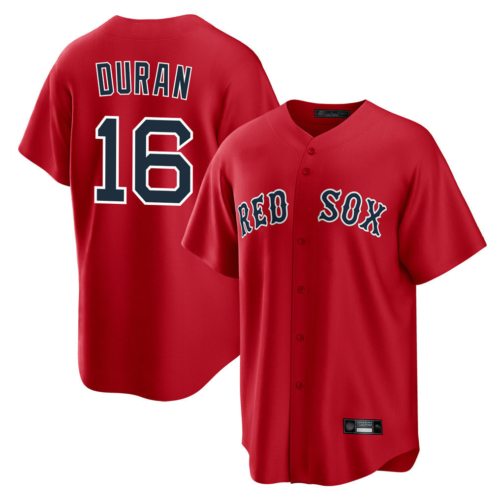 Punc B.Red Sox #16 Jarren Duran Player Red Home Game Stitched Jersey