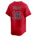 Punc B.Red Sox #16 Jarren Duran Player Red Limited Home Game Stitched Jerseys