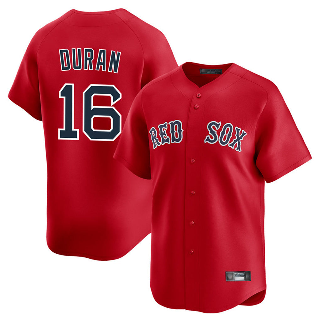 Punc B.Red Sox #16 Jarren Duran Player Red Limited Home Game Stitched Jersey