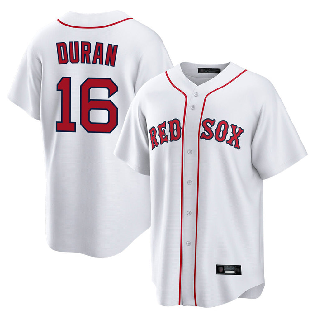 Punc B.Red Sox #16 Jarren Duran Player White Home Game Stitched Jersey