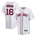 Punc B.Red Sox #16 Jarren Duran Player White Home Game Stitched Jersey