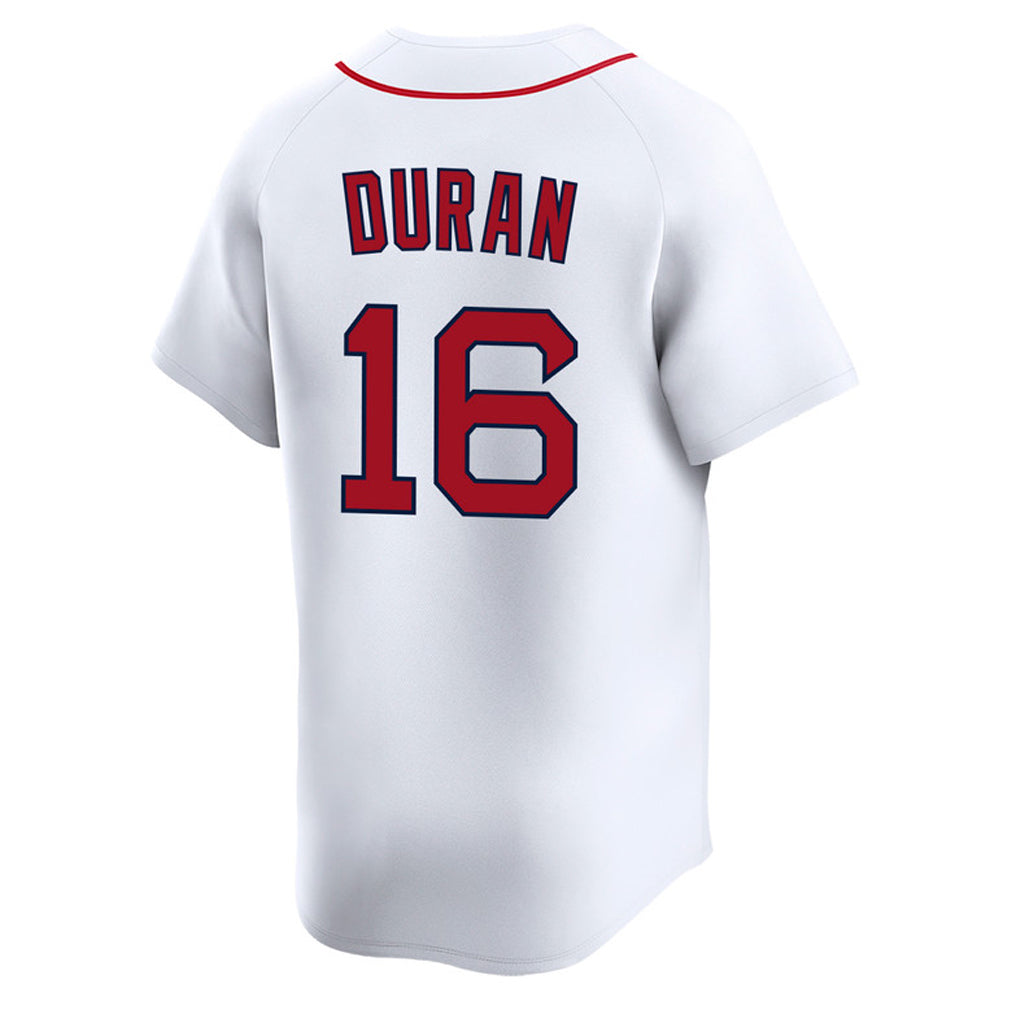 Punc B.Red Sox #16 Jarren Duran Player White Limited Home Game Stitched Jerseys