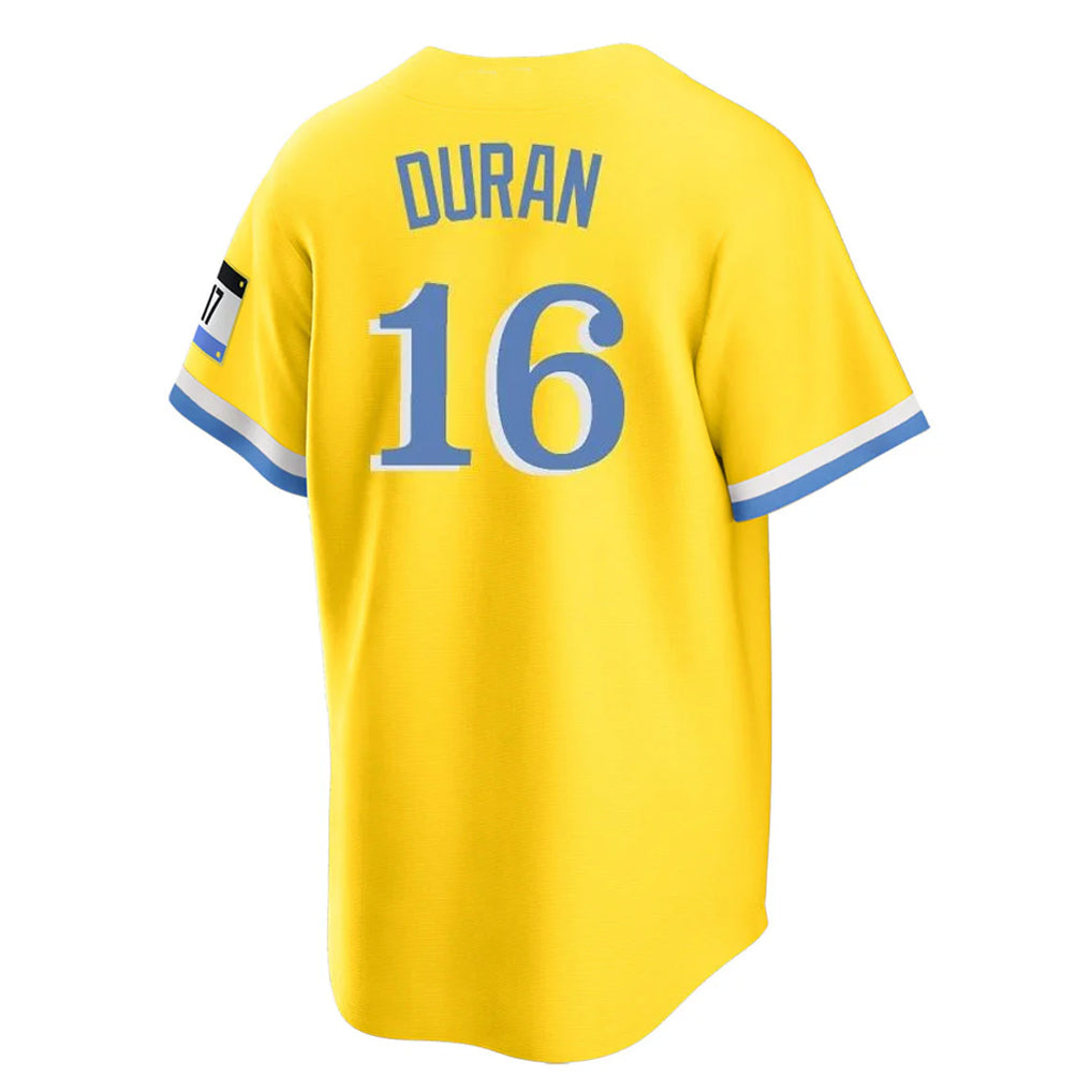 Punc B.Red Sox #16 Jarren Duran Player Yellow Home Game Stitched Jerseys