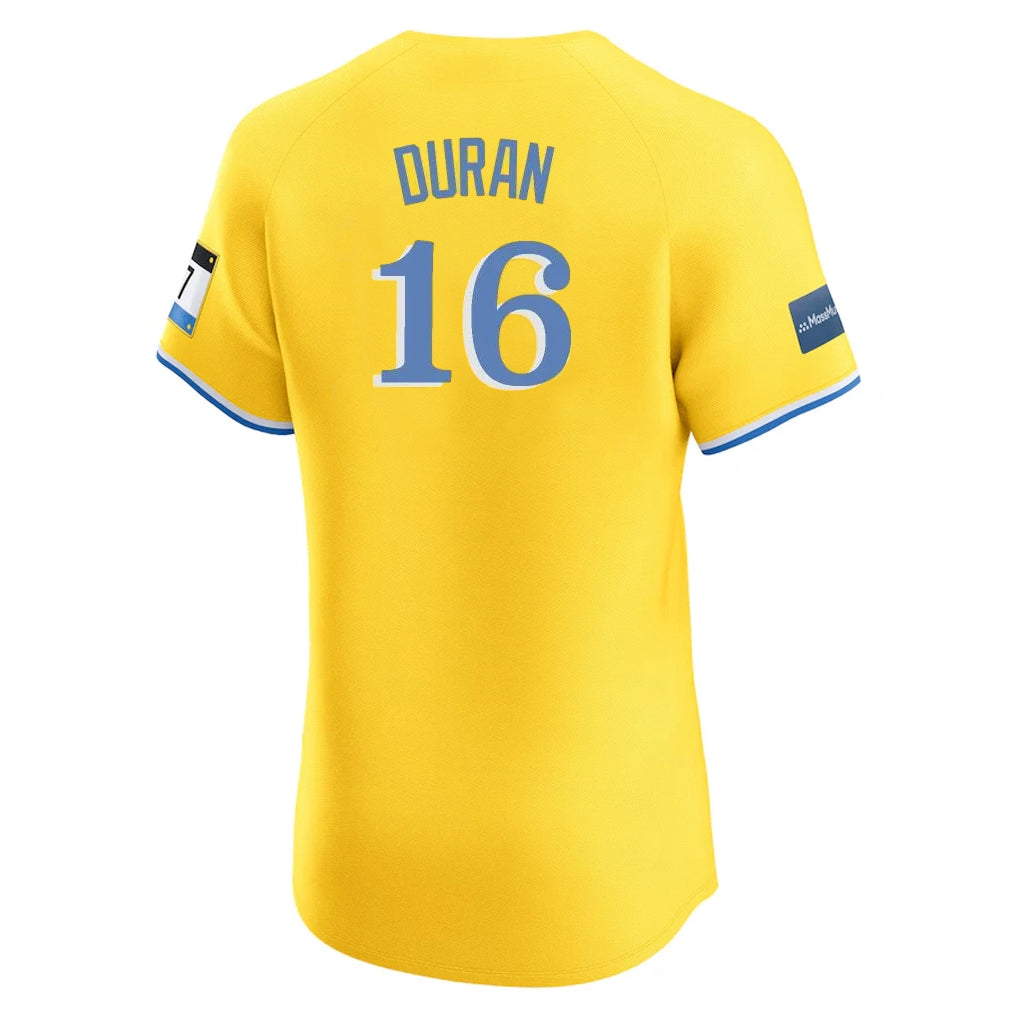 Punc B.Red Sox #16 Jarren Duran Player Yellow Limited Elite Home Game Stitched Jerseys