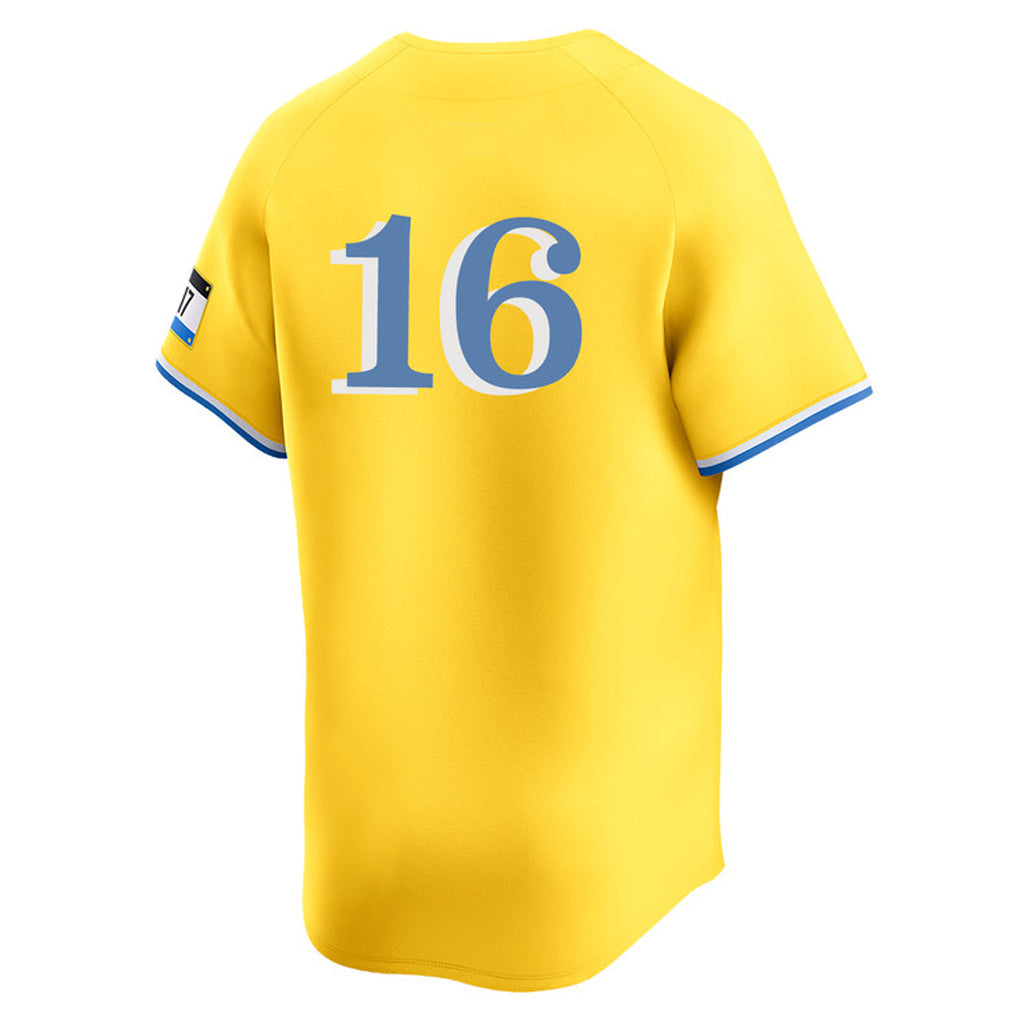 Punc B.Red Sox #16 Jarren Duran Player Yellow Limited Home Game Stitched Jerseys