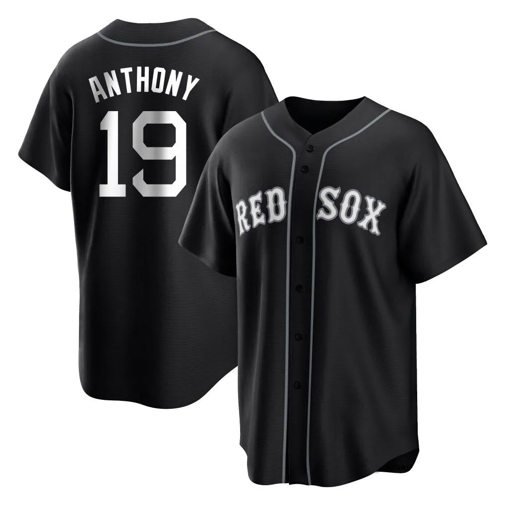 Punc B.Red Sox #19 Roman Anthony Player Black Home Game Stitched Jerseys