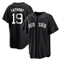 Punc B.Red Sox #19 Roman Anthony Player Black Home Game Stitched Jerseys