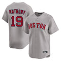 Punc B.Red Sox #19 Roman Anthony Player Gray Road Limited Home Game Stitched Jerseys