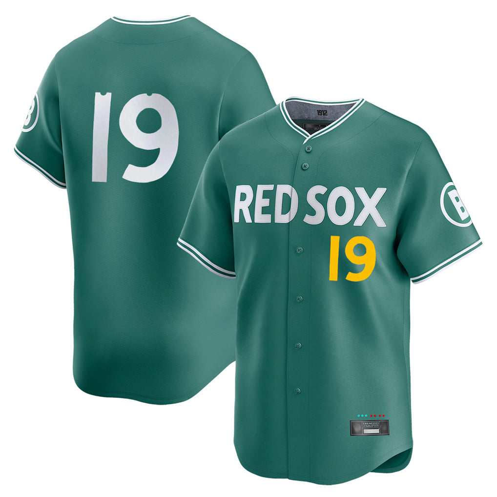 Punc B.Red Sox #19 Roman Anthony Player Green City Connect Limited Home Game Stitched Jerseys