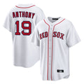 Punc B.Red Sox #19 Roman Anthony Player White Home Game Stitched Jerseys