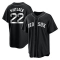 Punc B.Red Sox #22 Garrett Whitlock Player Black Home Game Stitched Jerseys