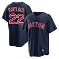 Punc B.Red Sox #22 Garrett Whitlock Player Navy Home Game Stitched Jerseys